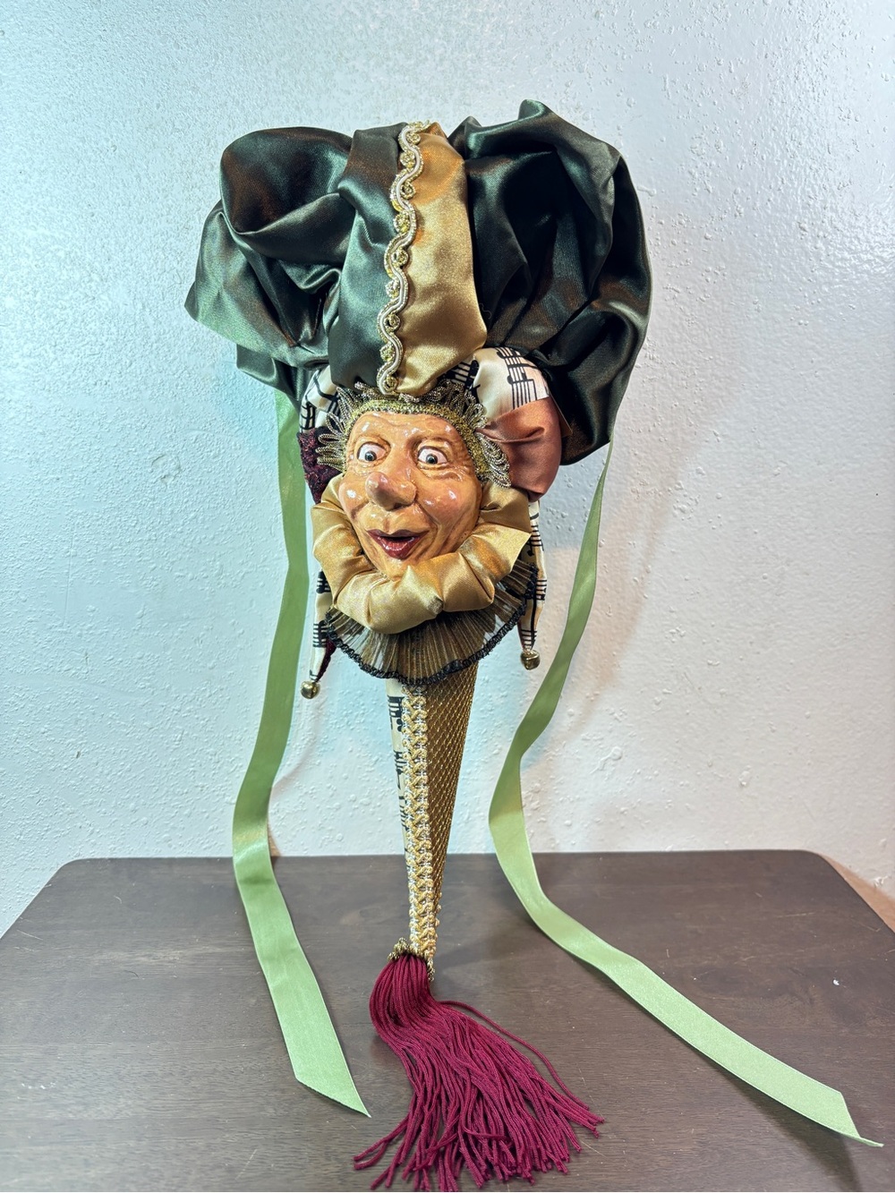 Decorative Cone Jester Wall Hanging